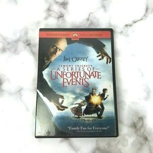 A Series of Unfortunate Events Lemony Snickett DVD Widescreen Jim Carrey